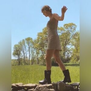 SOLD: Ralph Lauren Moto style rain boots, Size 9